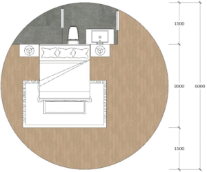 luxury steel mesh yurt model a
