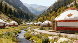 Luxury Kazakh Yurt Model A luxurykazakhyurtmodela