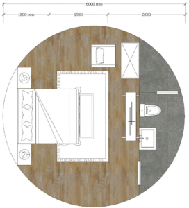luxury double slope steel & bamboo (model b)
