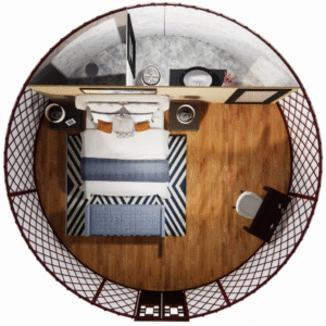 luxury single slope steel&bamboo (model a)