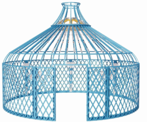 luxury double slope steel & bamboo (model b)