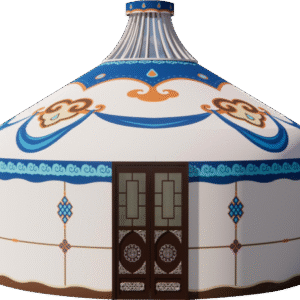 luxury double slope steel & bamboo (model b)