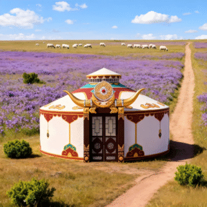 luxury single slope steel&bamboo (model a)