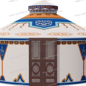 artistic bamboo yurt