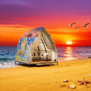 safari tent tiny sail