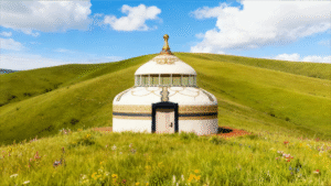 luxury two story loft yurt