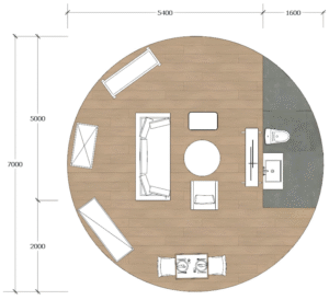 luxury two story loft yurt