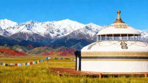 luxury two story loft yurt