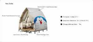 safari tent tiny sail