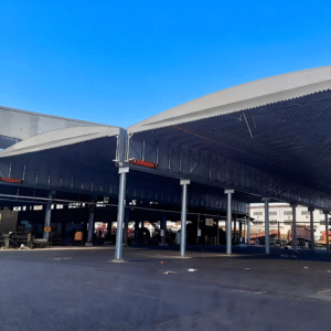 motorized retractable awning